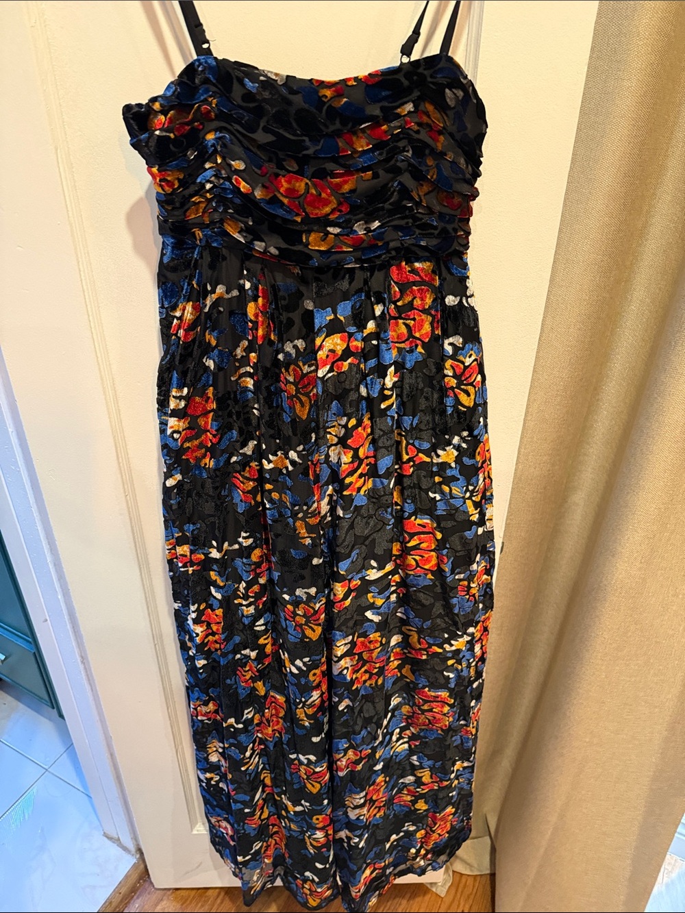 Hutch the Mabel velvet wide leg jumpsuit - Anthropologie